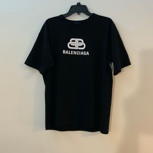 Men’s Balenciaga Oversized BB t shirt